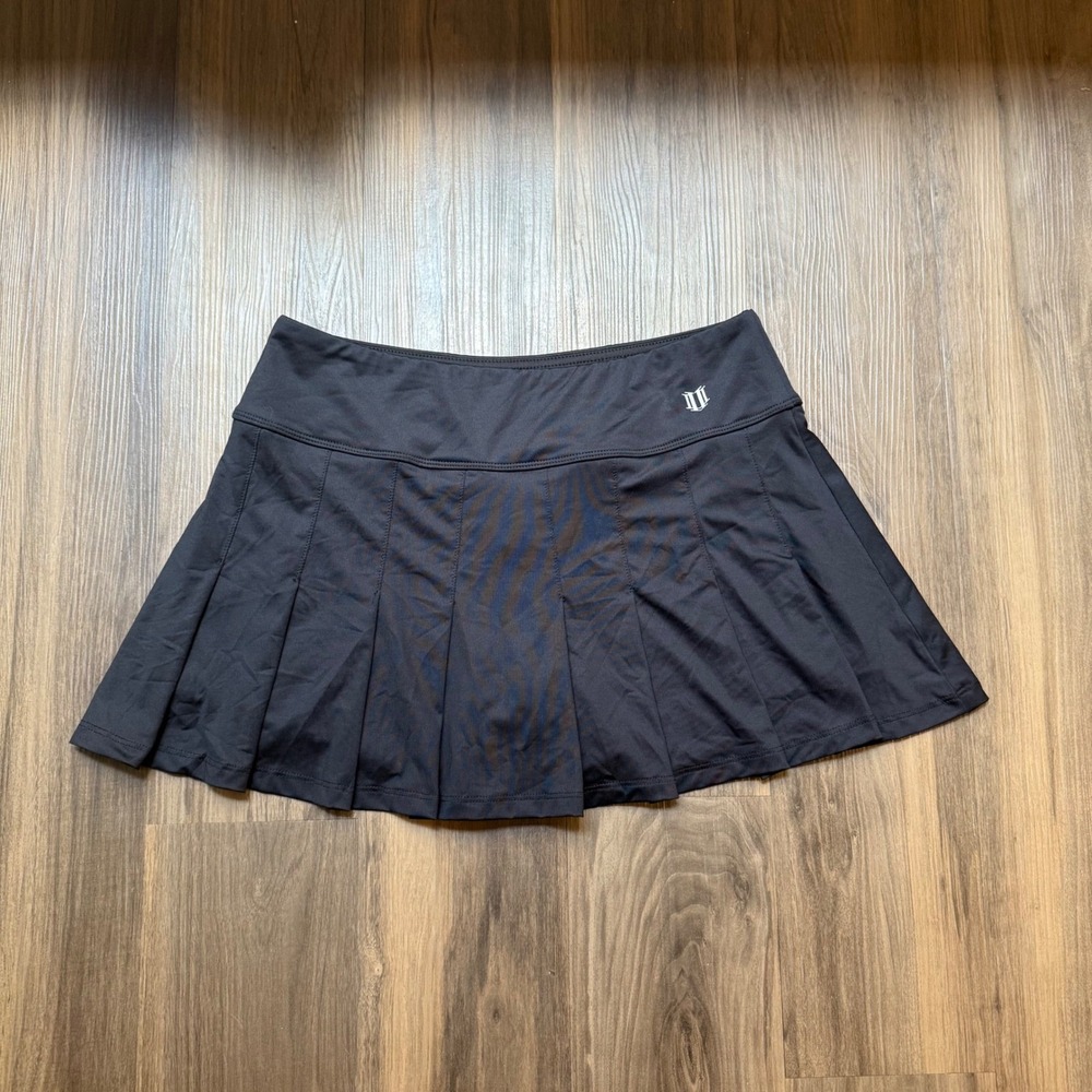 EleVen by Venus Williams Tennis Skort Womens Size M Black Pleated Active Skirt
